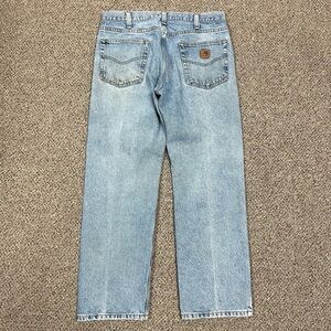 Vtg Carhartt Light Wash Jeans